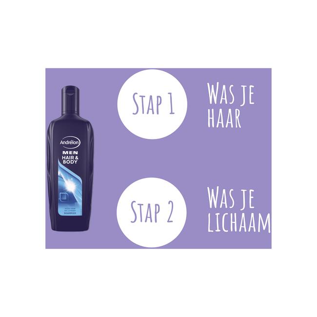 Andrélon Men Hair & Body Shampoo en Bodywash 300 ML