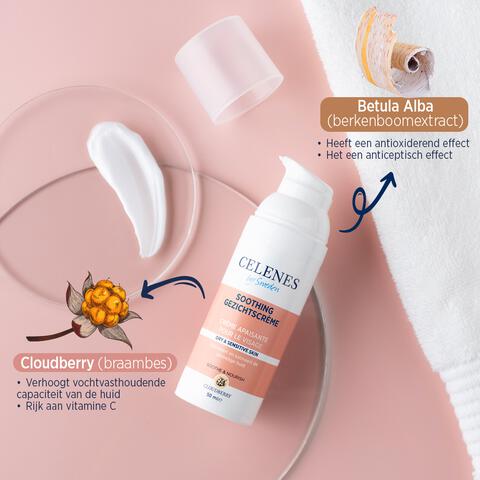 Celenes by Sweden Cloudberry Soothing Facial Cream 50 ML