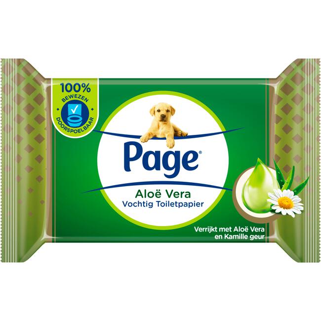 Page Vochtig Toiletpapier - Aloe Vera