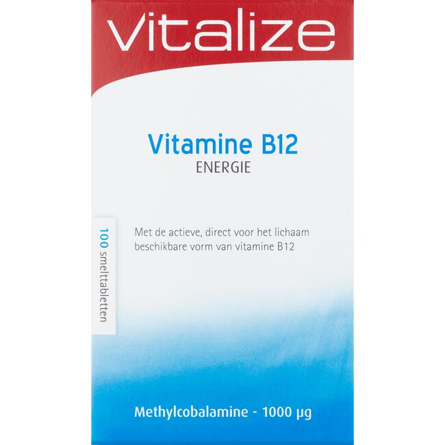 toeter wervelkolom onderschrift Vitalize Vitamine B12 Energie Smelttabletten 59 GR | Etos