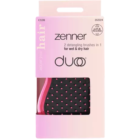 Zenner Duo Brush Roze/Zwart