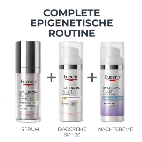 Eucerin Hyaluron-Filler + Longevity Epigenetisch Anti-Age Dagcrème SPF 30 50 ML