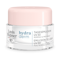 Louis Widmer Hydraderm Dagemulsie UV SPF30 Zonder Parfum 50 ML