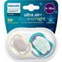 Philips Avent Soother Ultra Air Night Fopspenen SCF085/70 6-18 maanden