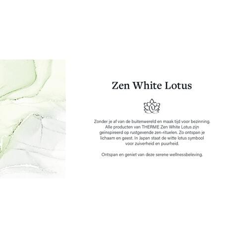 Therme Zen White Lotus Shower Satin & Hand Balm set