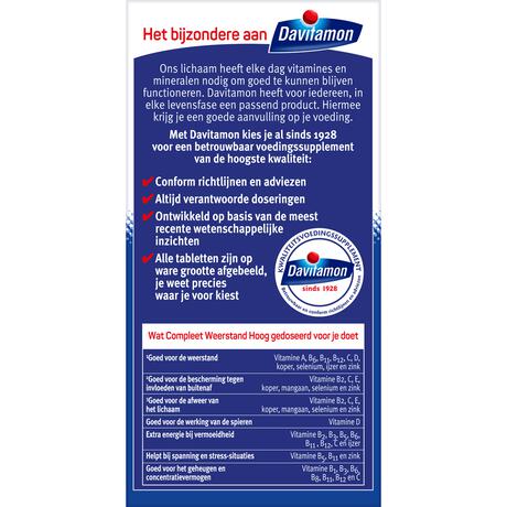 Davitamon Compleet Weerstand Forte Met Vitamine  C & D dragees
