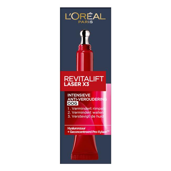 L'Oréal Paris Revitalift Laser X3 Anti-Rimpel Oogcrème ML ML | Etos