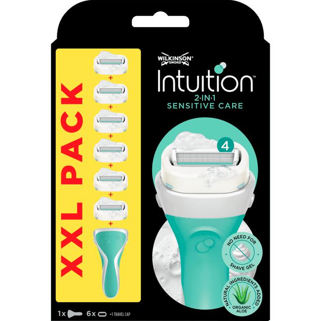 Wilkinson Intuition 2in1 XXL Pack - 6 stuks