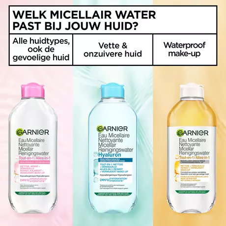 Garnier SkinActive Micellair Reinigingswater in Olie 400 ML