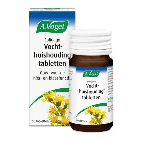 A.Vogel Solidago voor een Goede Vochthuishouding1,2* Tabletten 60 stuks