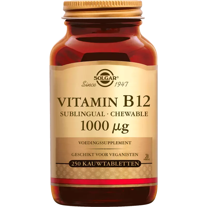 Solgar Vitamine B12 1000 MCG Tabletten 250 stuks