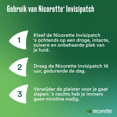 Nicorette Pleister 25 MG Nicotine 14 Stuks