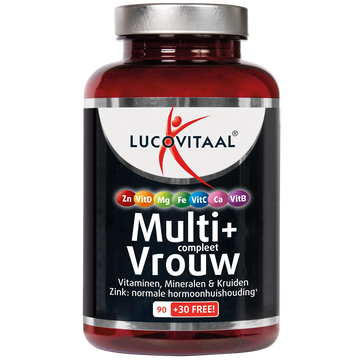Lucovitaal Multi+ Compleet Vrouw Tabletten 120 — 120 stuks