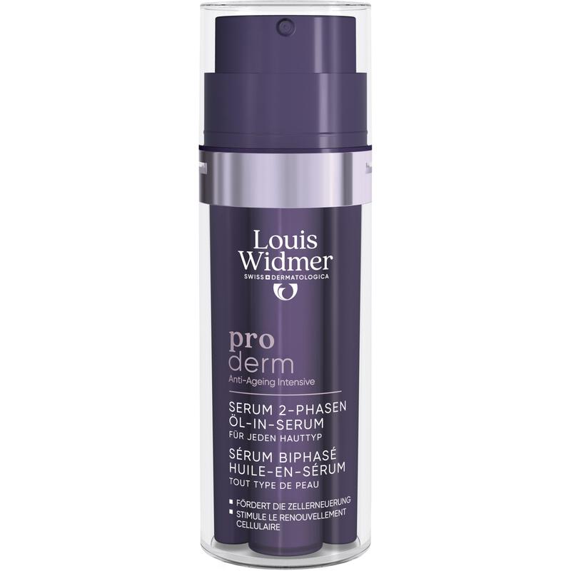 Louis Widmer Proderm Tweefasig Olie-in-Serum Zonder Parfum 35 ML
