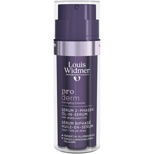 Louis Widmer Proderm Tweefasig Olie-in-Serum Zonder Parfum 35 ML