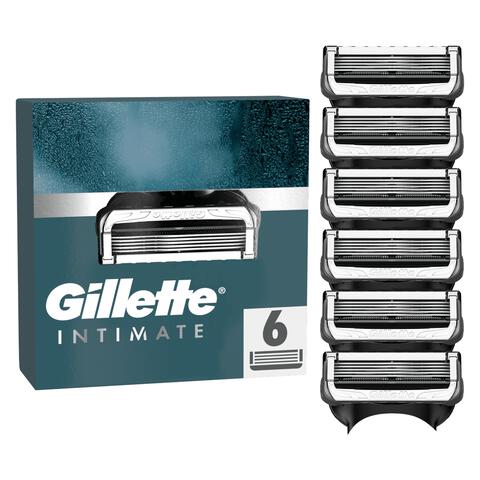 Gillette Intimate Navulmesjes 6 Stuks