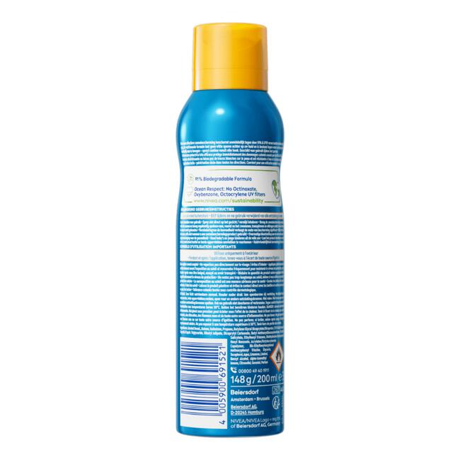 NIVEA SUN Protect & Dry Touch Vernevelende Spray SPF 50 200 ML
