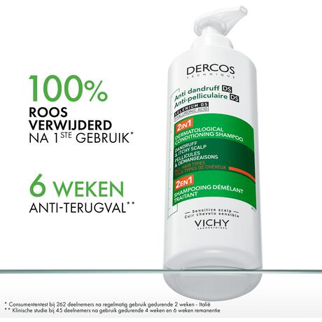 Vichy Dercos Anti-Roos 2-In-1 Shampoo + Conditioner 390 ML