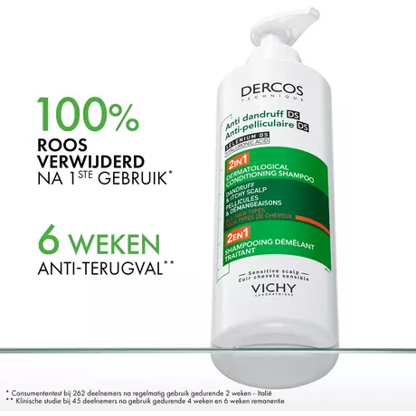 Vichy Dercos Anti-Roos 2-In-1 Shampoo + Conditioner 390 ML