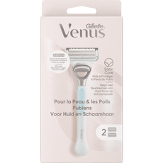 Gillette Venus Voor Huid en Schaamhaar Scheersysteem Met 2 Navulmesjes