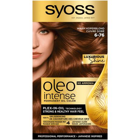 Syoss Oleo Intense 6-76 Warm Koperblond/Cuivre Doré