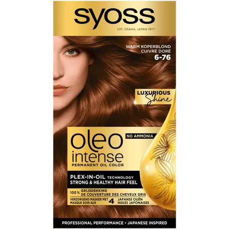 Syoss Oleo Intense 6-76 Warm Koperblond/Cuivre Doré