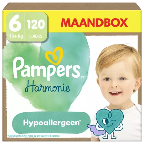 Pampers Harmonie Maandbox Luiers Maat 6 13+ kg 20 stuks