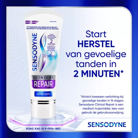 Sensodyne Clinical Repair Active White Tandpasta 75 ML