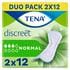 TENA Discreet Normal Incontinentieverband Duopack 2x12 stuks