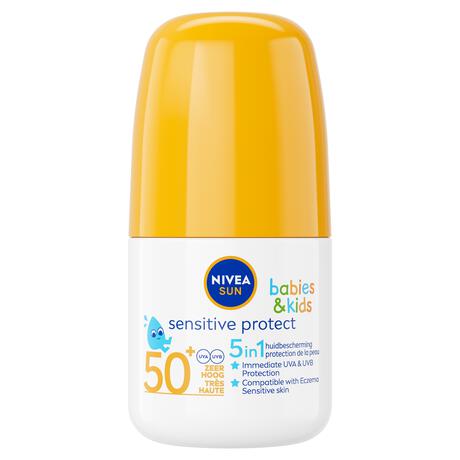 NIVEA SUN Babies & Kids Protect & Sensitive Roll-on Zonnebrand SPF 50+ 50 ML