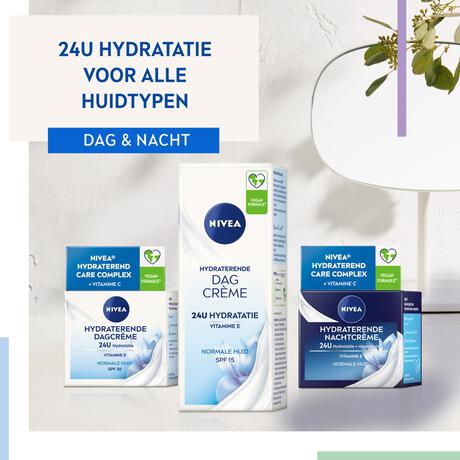 NIVEA Essentials +24h Hydraterende Dagcrème SPF15 50 ML