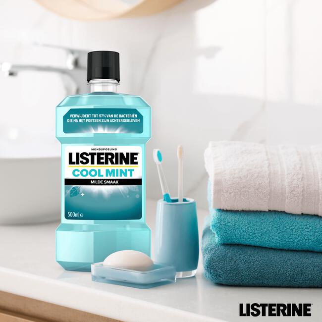 Listerine® Cool Mint Milde Smaak Mondspoeling 500 ML
