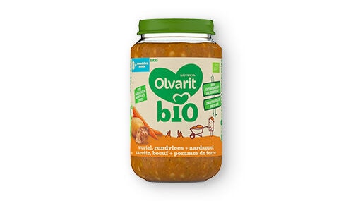 Olvarit mijn eerste hapjes groente
