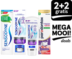 Sensodyne en Parodontax