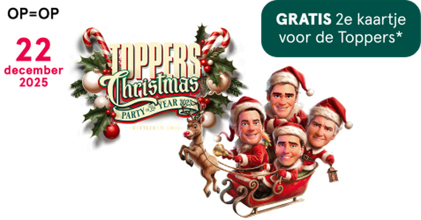 Gratis 2e kaartje voor de Toppers met Etos