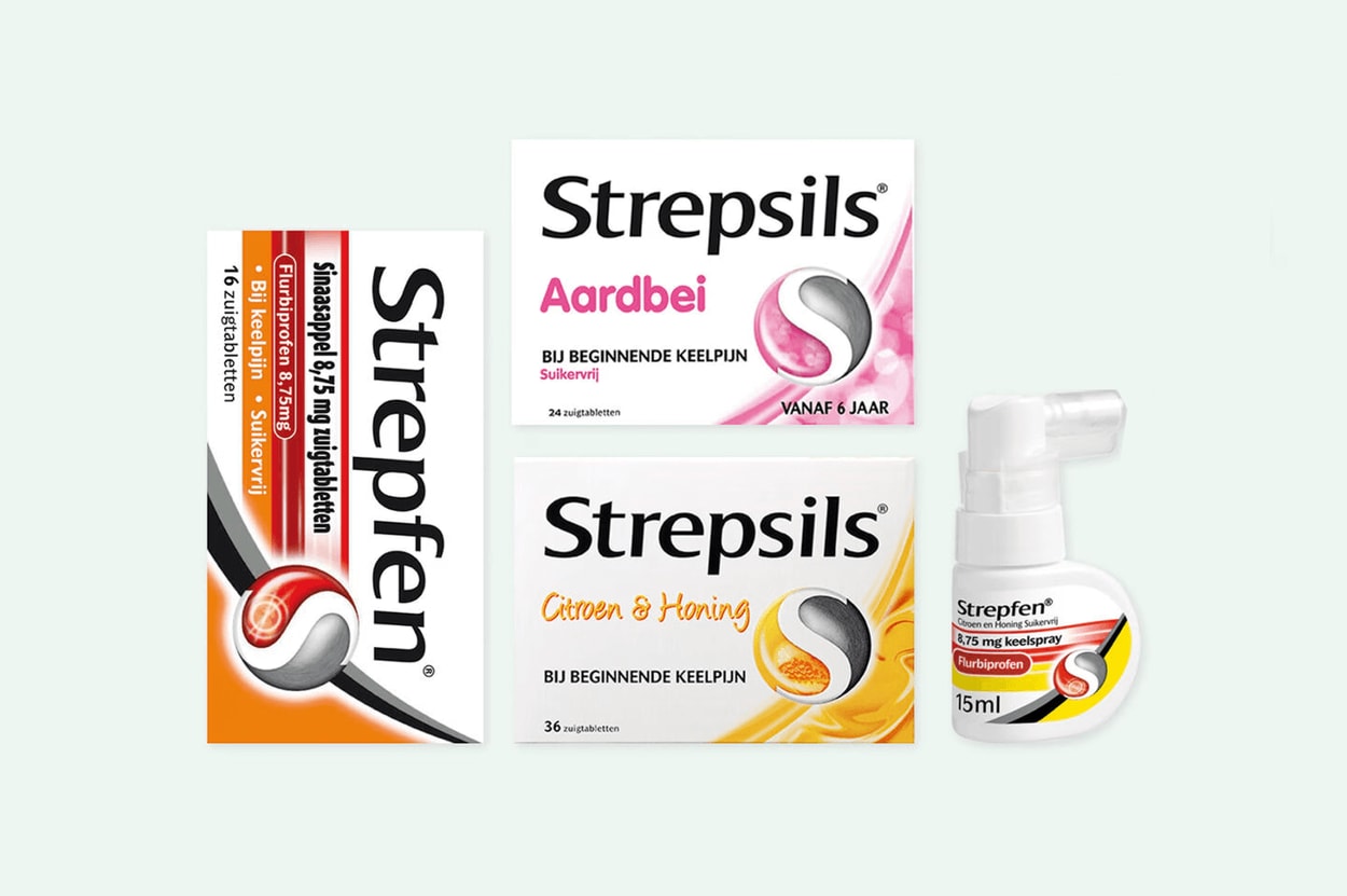 Strepsils en Strepfen