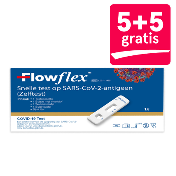 Corona zelftest 5+5 gratis