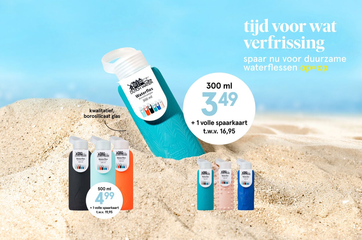 waterflessen sparen Etos