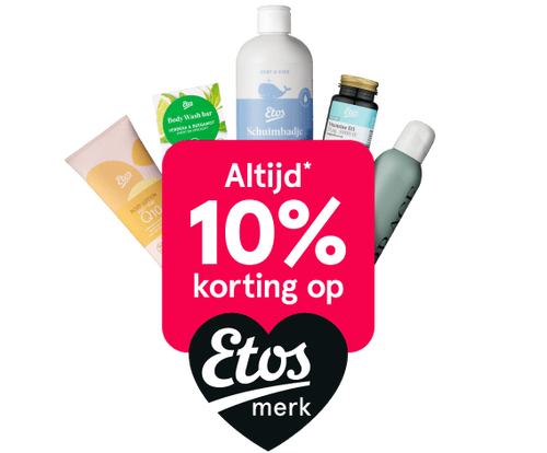 10% korting op heel veel Etos Merk