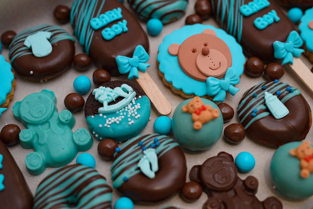 gender reveal chocolade