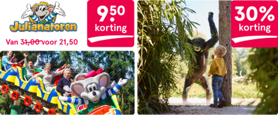 Julianatoren en dierentuin vouchers