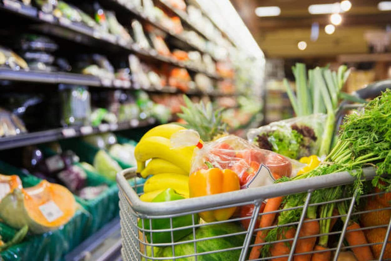 producten uit de supermarkt die onderdeel zijn van de schijf van vijf