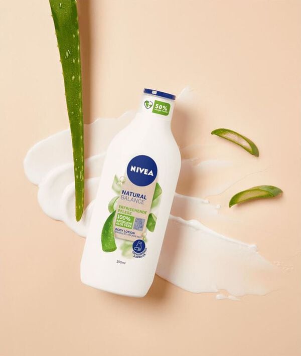 Een voedende bodylotion