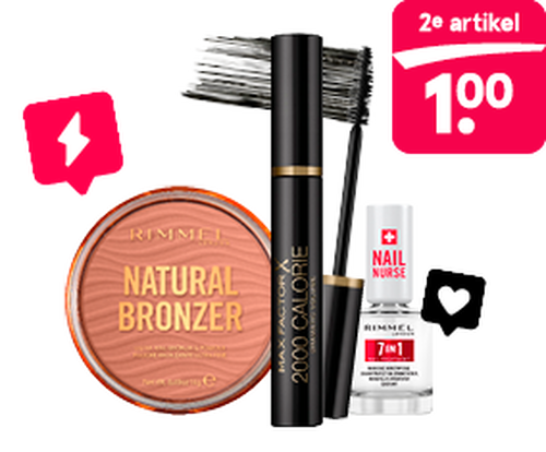 Rimmel en Max Factor