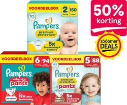 Pampers voordeelboxen