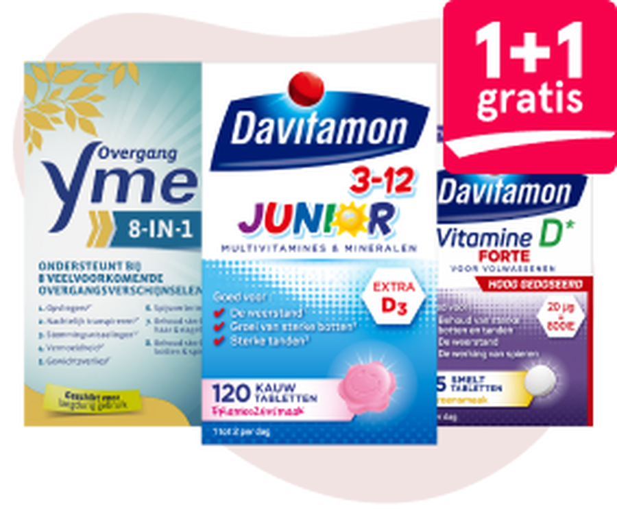 Davitamon, Bional en Ymea  1+1 gratis