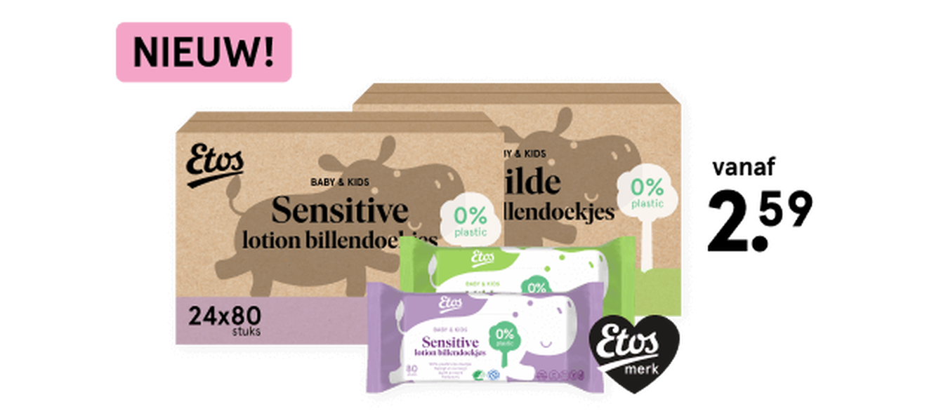 Etos plasticvrije babydoekjes