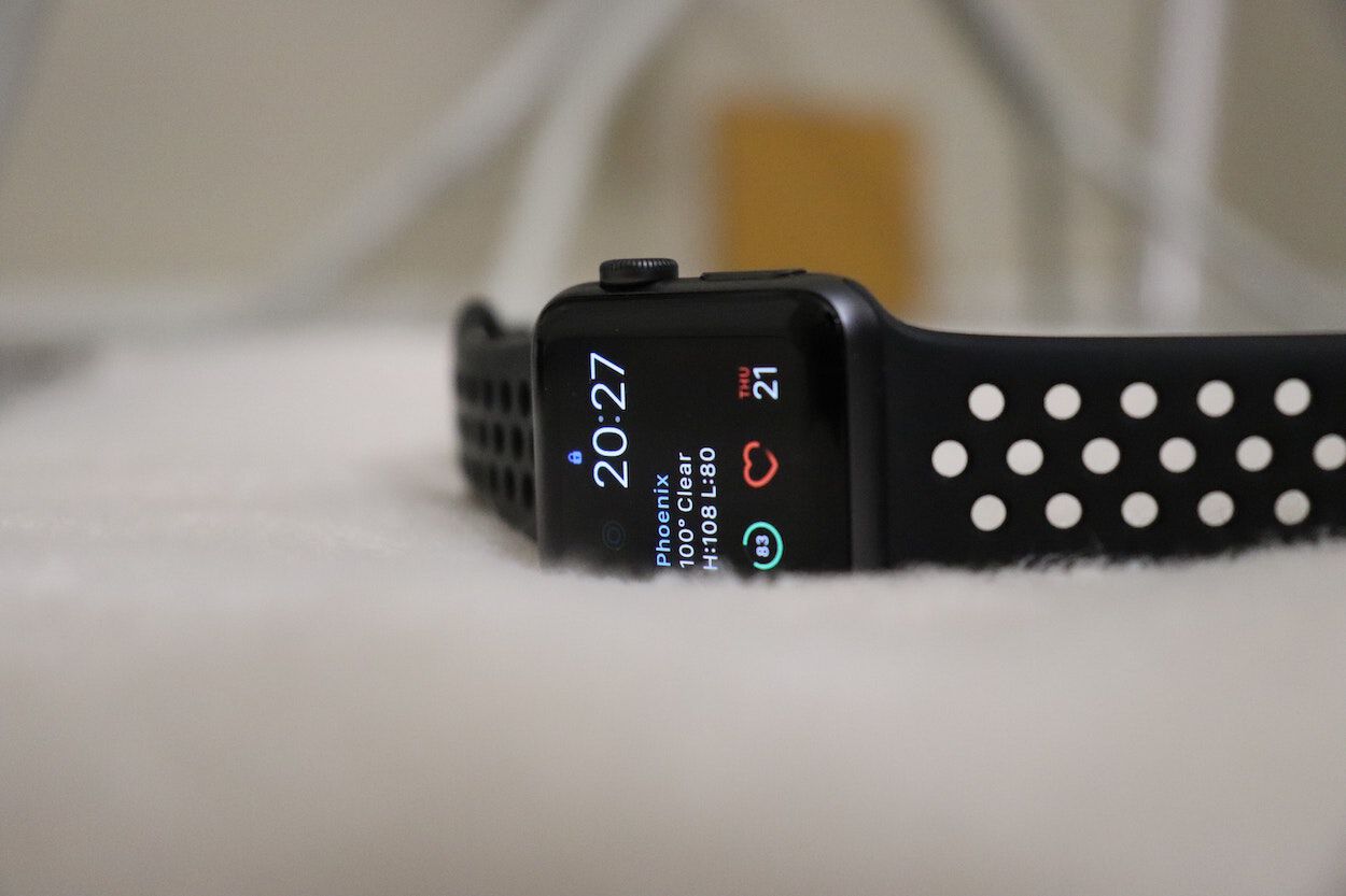 smartwatch met hartslag