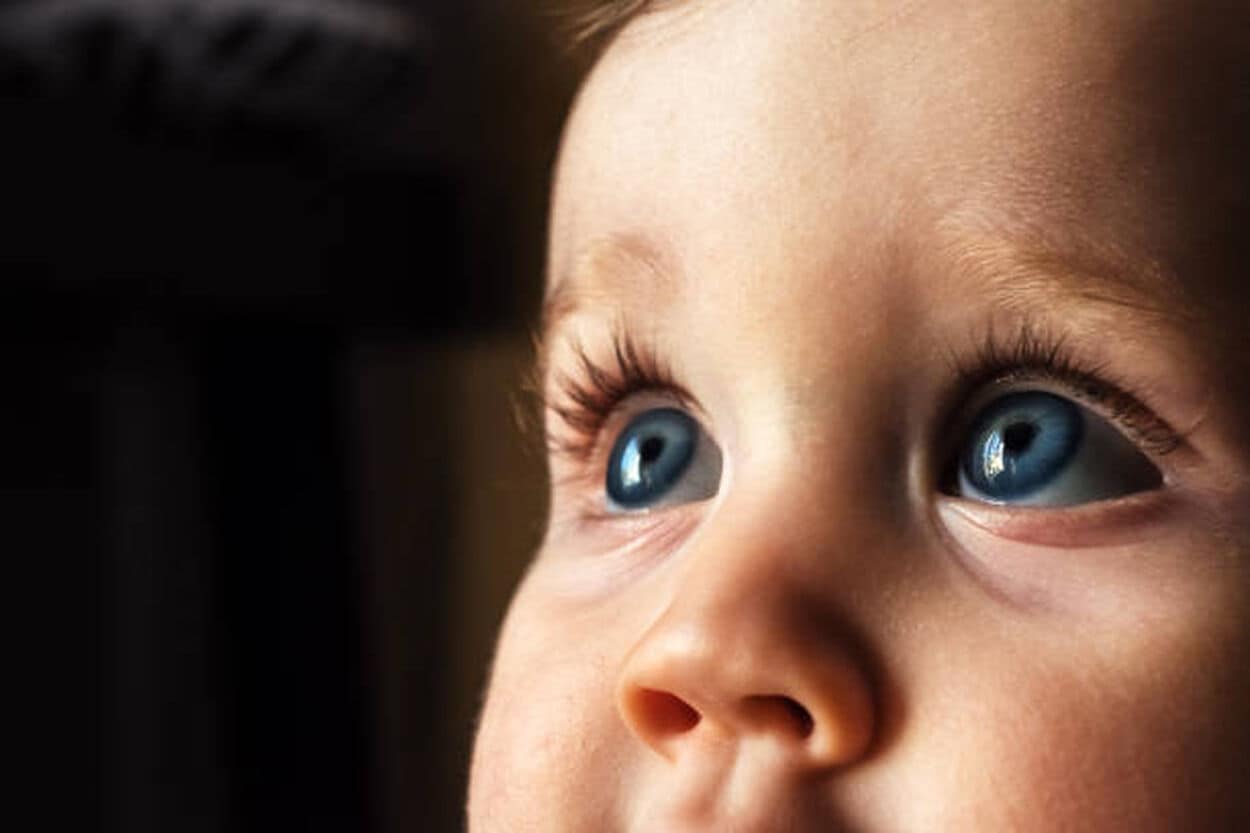 gezichtsvermogen van een baby