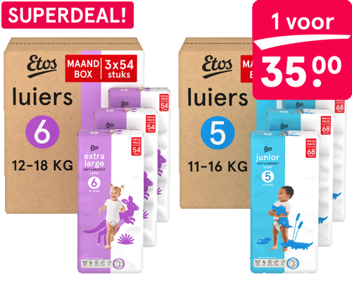 Etos luiers & luierbroekjes maandbox